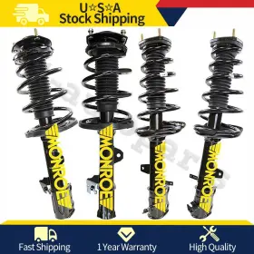 272489 Monroe 272484 272483 272490 Oem Front And Rear Complete Struts For 2009-2010 Toyota Highlander 4x4 Tt