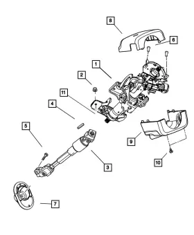 04147362ab Mopar Genuine Steering Column Shaft Bearing Export 4147362ab