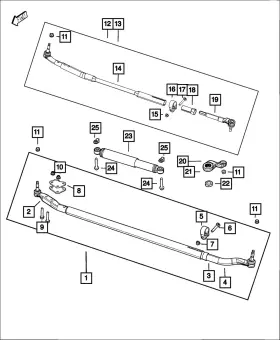 05154854aa Mopar Genuine Tube Retaining Clamp 5154854aa