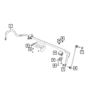 06104422aa Mopar Genuine Hex Head Bolt And Washer