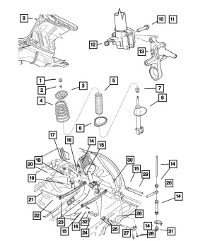 06502796 Mopar Genuine Hex Head Screw 6502796