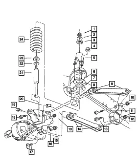 06509471aa Mopar Genuine Hex Head Bolt And Washer