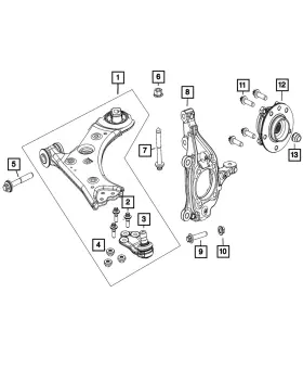 06511779aa Mopar Genuine Hex Flange Head Nut 6511779aa