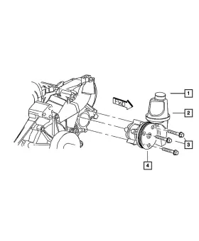 52039424 Mopar Genuine Power Steering Pump Cap