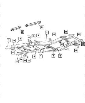 52058657 Mopar Genuine Shackle Bracket 52058657 Mopar Genuine Shackle Bracket