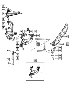 52855407aa Mopar Genuine Torsion Bar