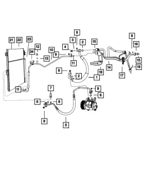 68086126aa Mopar Genuine Slim Line Seal