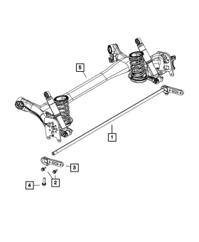 68158719ad Mopar Genuine Suspension Bracket