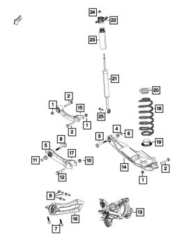 68189493ac Mopar Genuine Spring Isolator