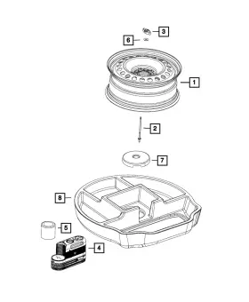 68199879aa Mopar Genuine Stabilizer Bar - Spacer
