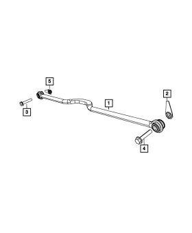 68480854aa Mopar Genuine Rear Track Bar