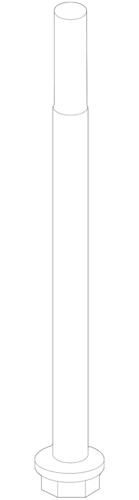 01127-a2071 Nissan Genuine Suspension Cross-member Front Bolt