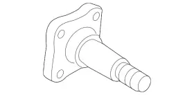43042-1ha0a Nissan Genuine Stub Axle Rear