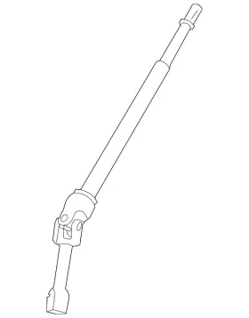 48080-1ja0a Nissan Genuine Lower Shaft