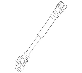 48080-6rf0b Nissan Genuine Lower Shaft