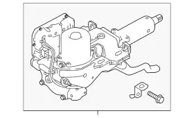 48811-6mm1a Nissan Genuine Steering Column