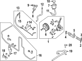 49180-9bu0a Nissan Genuine Power Steering Pump Reservoir