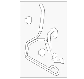 49790-1aa1b Nissan Genuine Power Steering Cooler Tube