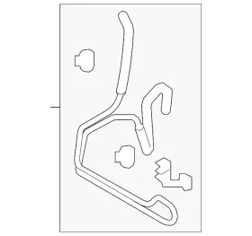 49790-1gr1a Nissan Genuine Power Steering Cooler Tube