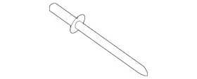 50424-ea810 Nissan Genuine Suspension Shock Absorber Stud