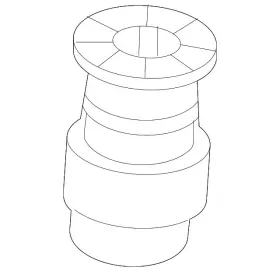 54050-6ra0a Nissan Genuine Strut Bumper