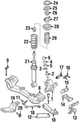 54468-33p00 Nissan Genuine Tension Rod