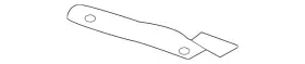 Nissan 544l6-5sh0a Genuine Suspension Sub-frame Cross-member Brace