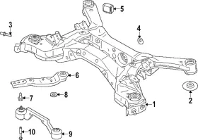 55192-3ja0a Nissan Genuine Suspension Cross-member Pin