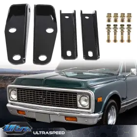 Ult6749233 Pit66 Rear Shock Relocation Kit Fit For 1963-1972 Chevy 66 C10 C20 Gmc Pickup Lowered