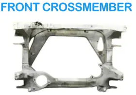 97034110109 Porsche 10-11 Panamera Front Engine Subframe Cradle Crossmember Oem