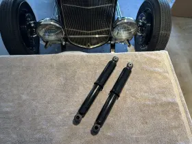 60682 Pro-bilt Hot Rod Parts L Tube Shocks For Rods 14 1/4 Inch X 9 Painted Black 1 Pair
