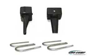 22255 Pro Comp Suspension 2.5 Inch Rear Block With U-bolt Kit