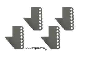 7155597073 Qs Components Front Ladder Bar Bracket Fits 2 Inch X 3 Crossmember 1/2 Hole 3/16 Steel Qty4 7155597073 Qs Components Front Ladder Bar Bracket Fits 2 Inch X 3 Crossmember 1/2 Hole 3/16 Steel Qty4