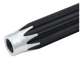 62-185 Quickcar Racing Products - 5/8 Aluminum Scalloped Tube 18.5 Inch