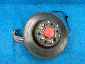 68339389ac Ram 1500 Front Drivers Knuckle Spindle With Hub And Shield Rotor 61k 19-24 Oem