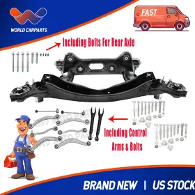 A2123503605 Rd-autoparts Rear Crossmember For Mercedes C300 W204 With Tie Rod Control Arm Set Of 5 Both Kit