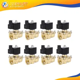 Re843233f01 Refast-autoparts 1 Inch Npt 12v Air Ride Suspension Valve Brass Electric Solenoid N/c 8pc