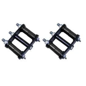 18265.11 Rugged Ridge Fits Hd Rear Leaf Spring Shackles 76-86 Jeep Cj