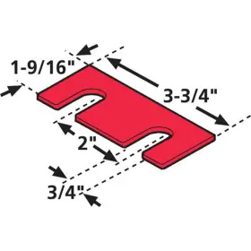35020 Specialty Products Company 43 Tandem Shim-frtlnr 1/32 Inch 6