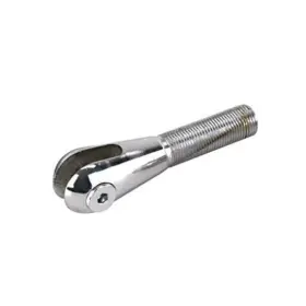 91002036 Speedway Motors Chrome Smoothie Clevis 5/8 Rh Thread 3/8 Slot And Hole