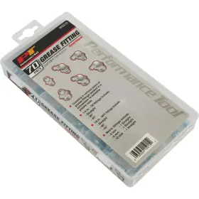 91005400 Speedway Motors Grease Zerk Fitting Assortment - 70 Piece