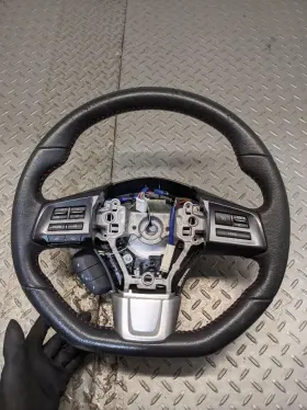 20151162789 Subaru 235.rr1r14 2017 Wrx Sti Steering Wheel Assembly Leather Red Stitched Oem