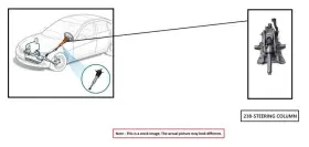 34500fl00a Subaru Steering Column Oem 17-23 Impreza 1yr Wrnty