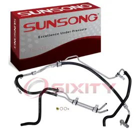 497109fe0a Sunsong North America 3403666 Power Steering Hose Assembly For Hoses Pumps Vu