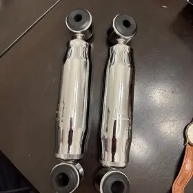 2084 Super Bell Pete And Jakes Shock Absorbers For Street Rods - Chrome Finish-per Pair