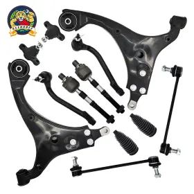 K641580 Svenubee 12pc Control Arms Tie Rod Ends Suspension Kit For 2007-2012 Hyundai Elantra 2.0l