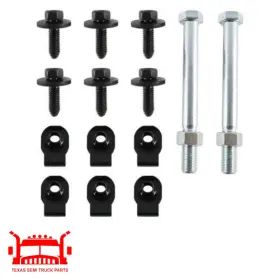 Lsot001357 Texa Truck 16 Pcs Front Leaf Spring Bracket Eye Bolts J-clips For Camaro Firebird X-body