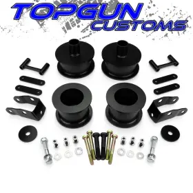 43084 Topgun Customs 3 Inch Front Rear Full Lift Kit For 2007-2018 Jeep Wrangler Jk Shock Extenders