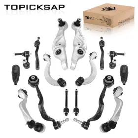 Topicksap Scak16010716-e061-27 Rwd 16x Front Upper Lower Suspension Control Arm Kit For 2007-2017 Lexus Ls460
