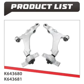 Topicksap Scak16100602-fl-awd-e033-27 Awd 2pc Front Lower Control Arms Kit For Lexus 2006-2015 Is250 2011-2024 Is350